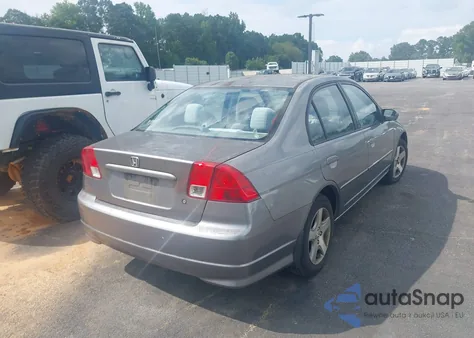 2004 Honda Civic Ex from USA, damaged, VIN 2HGES26834H558291